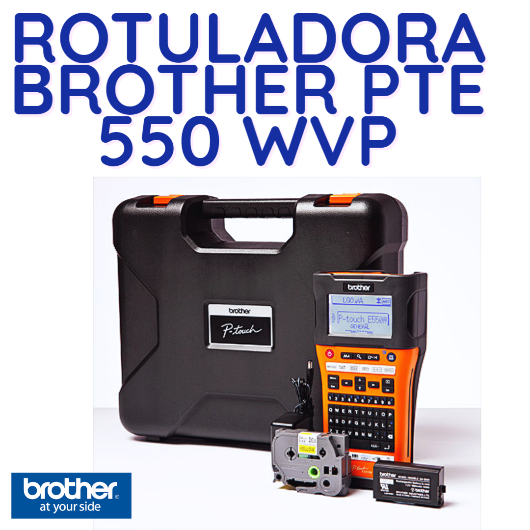 Rotuladora brother PTE 550 WVP